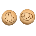 Rabbit & Dog Plush Cookie Bundle (SET OF 2)