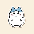Chonky Cat Vinyl Sticker