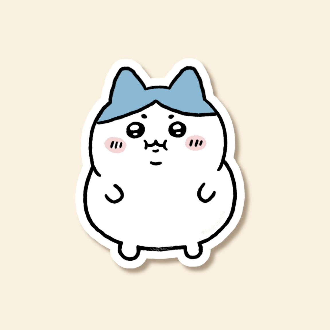 Chonky Cat Vinyl Sticker