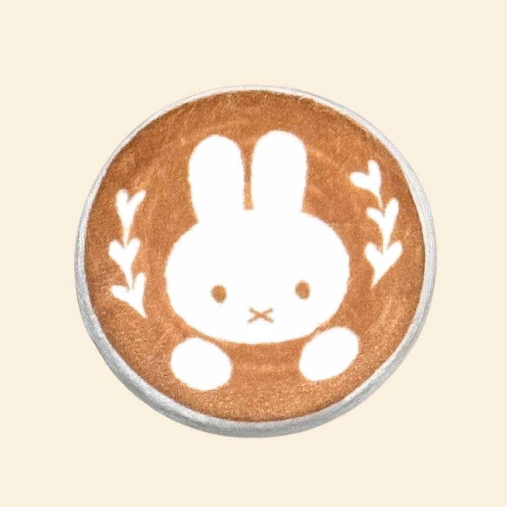 White Bunny Latte Art